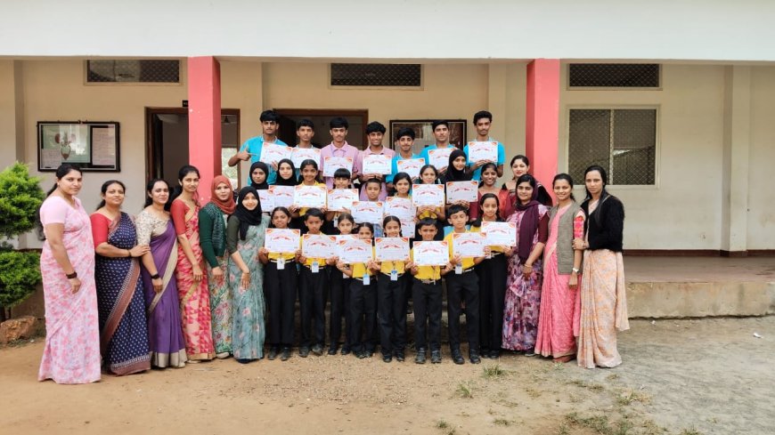 ಮೂರ್ನಾಡು ವಲಯ ಮಟ್ಟದ ಪ್ರತಿಭಾ ಕಾರಂಜಿ:ರಾಫೆಲ್ಸ್ ಶಾಲಾ ಮತ್ತು ಕಾಲೇಜು ವಿದ್ಯಾರ್ಥಿಗಳು ತಾಲ್ಲೂಕು ಮಟ್ಟಕ್ಕೆ ಆಯ್ಕೆ