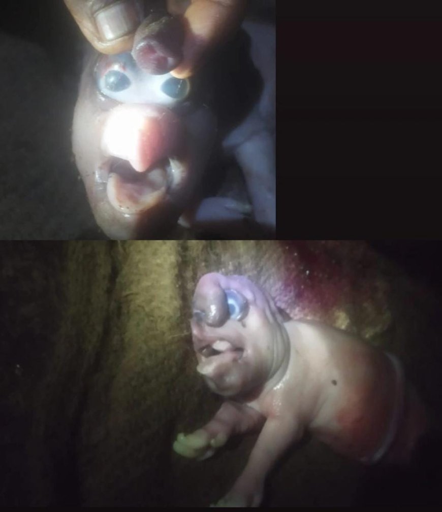 ಆನೆಯಲ್ಲ ಹಂದಿ.... ಸೊಂಡಿಲಿನೊಂದಿಗೆ ವಿಚಿತ್ರ ಆಕಾರದ ಹಂದಿಮರಿ ಜನನ