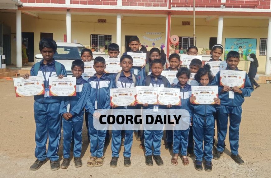 ಪ್ರತಿಭಾ ಕಾರಂಜಿ: ಕಕ್ಕಬ್ಬೆ ಸರ್ಕಾರಿ ಶಾಲೆಯ ವಿದ್ಯಾರ್ಥಿಗಳು ತಾಲೂಕು ಮಟ್ಟಕ್ಕೆ ಆಯ್ಕೆ