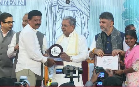 ಗಾಂಧಿ ಗ್ರಾಮ ಪುರಸ್ಕಾರ ಪ್ರಶಸ್ತಿ ಪಡೆದ ಹೊದ್ದೂರು ಗ್ರಾಮ ಪಂಚಾಯಿತಿ