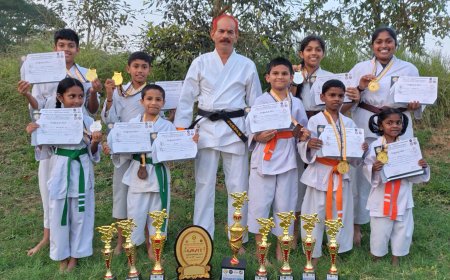 ಅಂತರಾಷ್ಟ್ರೀಯ ಕರಾಟೆ ಚಾಂಪಿಯನ್ ಶಿಪ್ ನಲ್ಲಿ ಪ್ರಶಸ್ತಿ