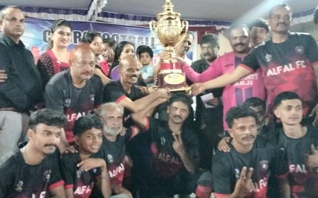 ಮಾಸ್ಟರ್ಸ್ ಫುಟ್ಬಾಲ್ ಪಂದ್ಯಾವಳಿ: ಅಲ್ಫಾಲ್ ಎಫ್.ಸಿ ಚಾಂಪಿಯನ್, ಸ್ನೇಹಿತರ ಬಳಗ ರನ್ನರ್ಸ್