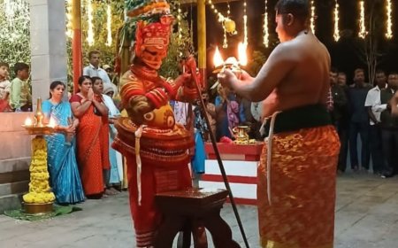 ಗೋಣಿಕೊಪ್ಪ; ಹರಿಶ್ಚಂದ್ರಪುರದ ಕೀಲೇರಿ ಮುತ್ತಪ್ಪ ದೇವಾಲಯದಲ್ಲಿ ಪುತ್ತರಿ ಆಚರಣೆ