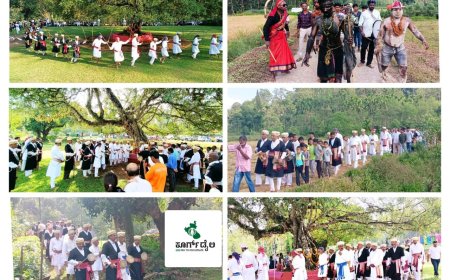 ನಾಪೋಕ್ಲು: ಬಿದ್ದಾಟಂಡ ವಾಡೆಯ ನೂರಂಬಡ ನಾಡ್ ಮಂದ್ ನಲ್ಲಿ ಸಂಭ್ರಮದಿಂದ ಜರುಗಿದ ಪುತ್ತರಿ ಕೋಲಾಟ