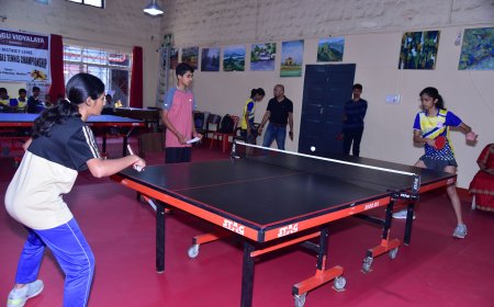 ಕೊಡಗು ವಿದ್ಯಾಲಯದಲ್ಲಿ ಜಿಲ್ಲಾ ಮಟ್ಟದ ಟೇಬಲ್ ಟೆನಿಸ್ ಪಂದ್ಯಾವಳಿ