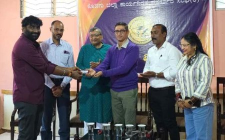 ಕೊಡಗು ಜಿಲ್ಲಾ ಕಾರ್ಯನಿರತ ಪತ್ರಕರ್ತರ ಸಂಘದಿಂದ ಪತ್ರಕರ್ತರಿಗೆ ವಿಮೆ ಸೌಲಭ್ಯ