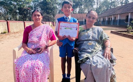 ತಾಲೂಕು ಮಟ್ಟದ ಪ್ರತಿಭಾಕಾರಂಜಿ: ದೇಶಭಕ್ತಿ ಗೀತೆ ಸ್ಪರ್ಧೆಯಲ್ಲಿ ಕಕ್ಕಬ್ಬೆ ಸರ್ಕಾರಿ ಶಾಲೆಯ ಮಿದ್ಲಾಜ್ ಪ್ರಥಮ