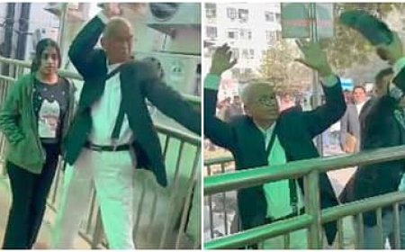 ನ್ಯಾಯಮೂರ್ತಿ ಗವಾಯಿ ಮೇಲೆ ಶೂ ಎಸೆಯಲು ಯತ್ನಿಸಿದ್ದ ವಕೀಲ ರಾಕೇಶ್‌ಗೆ ದೆಹಲಿಯ ಕೋರ್ಟ್‌ನಲ್ಲಿ ಚಪ್ಪಲಿಯೇಟು