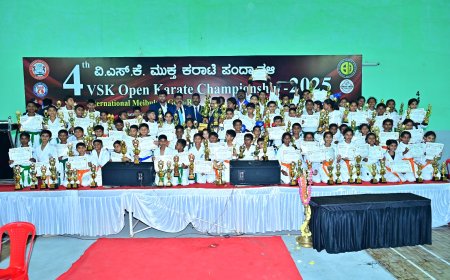 ಕೊಡಗಿನ ಗೋಜೋಕಾಯ್ ಕರಾಟೆ ತರಬೇತಿ ಶಾಲೆಗೆ ಕರಾಟೆಯಲ್ಲಿ  ಚಾಂಪಿಯನ್ ಪಟ್ಟ