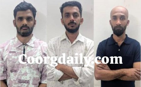 ಮಡಿಕೇರಿ:ಪ್ರಧಾನಿ ನರೇಂದ್ರ ಮೋದಿ ಅವರಿಗೆ ಅವಹೇಳನ ಮಾಡಿದ್ದ ಮೂವರ ಬಂಧನ