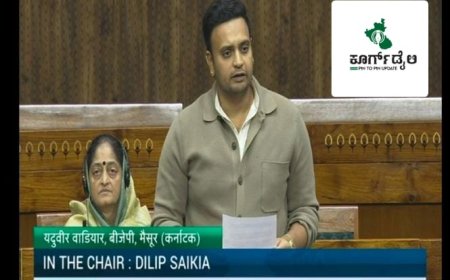 ಪಾರಂಪರಿಕ ನಗರ ಅಭಿವೃದ್ಧಿ ಕಾನೂನು ನೀತಿ ರೂಪಿಸಲು ಯದುವೀರ್‌ ಆಗ್ರಹ: ಸಂಸತ್‌ ಕಲಾಪದ ವಿಶೇಷ ಚರ್ಚೆಯಲ್ಲಿ ಪಾಲ್ಗೊಂಡ ಮೈಸೂರು-ಕೊಡಗು ಸಂಸದ