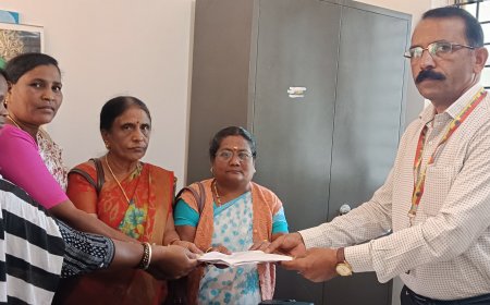 ವಿರಾಜಪೇಟೆ: ಮಹಿಳೆಯರ ಬೇಡಿಕೆಗಳನ್ನು ಈಡೇರಿಸುವಂತೆ ಒತ್ತಾಯಿಸಿ ಜನವಾದಿ ಮಹಿಳಾ ಸಂಘಟನೆ ವತಿಯಿಂದ ಮನವಿ ಸಲ್ಲಿಕೆ