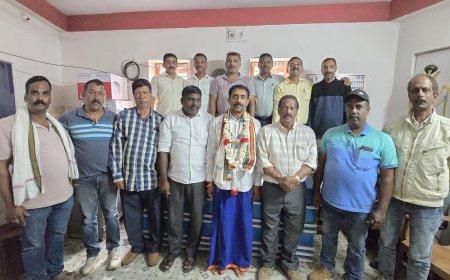 ವಿರಾಜಪೇಟೆ:ಗುತ್ತಿಗೆದಾರರ ಸಂಘದಿಂದ ಗಣೇಶ್ ಅವರಿಗೆ ಸನ್ಮಾನ