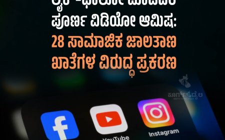 ಲೈಕ್–ಫಾಲೋ ಮಾಡಿದರೆ ಪೂರ್ಣ ವಿಡಿಯೋ ಆಮಿಷ: 28 ಸಾಮಾಜಿಕ ಜಾಲತಾಣ ಖಾತೆಗಳ ವಿರುದ್ಧ ಪ್ರಕರಣ