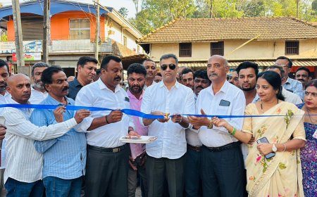 ನಾಪೋಕ್ಲು: ನೂತನ ರಸ್ತೆ ಉದ್ಘಾಟಿಸಿದ ಶಾಸಕ ಎಎಸ್ ಪೊನ್ನಣ್ಣ