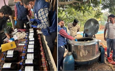 ಬೆಂಗಳೂರಿನಲ್ಲಿ ಡ್ರಗ್ಸ್ ಫ್ಯಾಕ್ಟರಿ ಪತ್ತೆ: 55.88 ಕೋಟಿ ರೂ. ಮೌಲ್ಯದ MDMA ವಶ