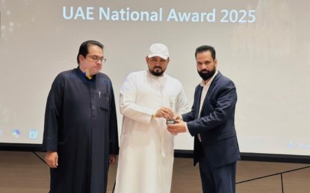 ಖ್ಯಾತ ವೈದ್ಯ ಮತ್ತು ಸಮಾಜ ಸೇವಕ ಡಾ. ಎಂ. ಕೆ. ಅಬ್ದುಲ್ ಆರಿಸ್ ಅವರಿಗೆ  ಯುಎಇ ರಾಷ್ಟ್ರೀಯ ಪ್ರಶಸ್ತಿ – 2025