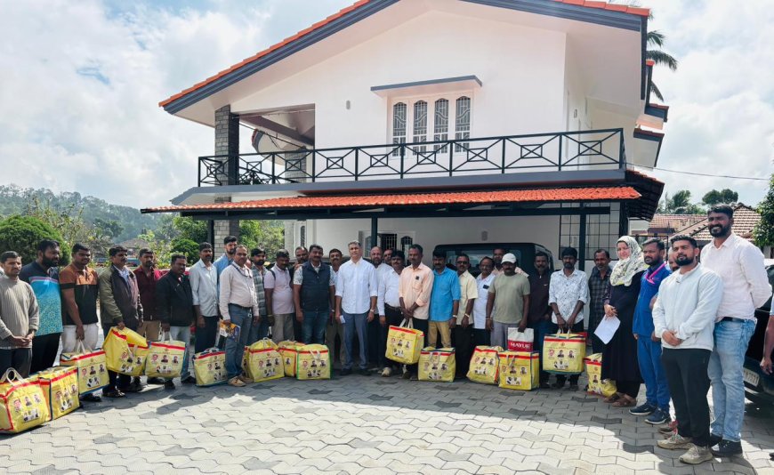 ನೋಂದಾಯಿತ ಕಾರ್ಮಿಕರಿಗೆ, ಕಾರ್ಮಿಕ ಮಂಡಳಿಯ ಕಿಟ್ ವಿತರಿಸಿದ ಶಾಸಕ ಎಎಸ್ ಪೊನ್ನಣ್ಣ