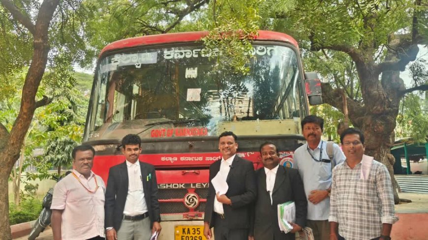 ಸಂತ್ರಸ್ತರಿಗೆ ಪರಿಹಾರ ಪಾವತಿಸದ ಇಲಾಖೆಗೆ ನ್ಯಾಯಾಲಯದ ಕಠಿಣ ಕ್ರಮ; ಸರ್ಕಾರಿ ಬಸ್ ಜಪ್ತಿ