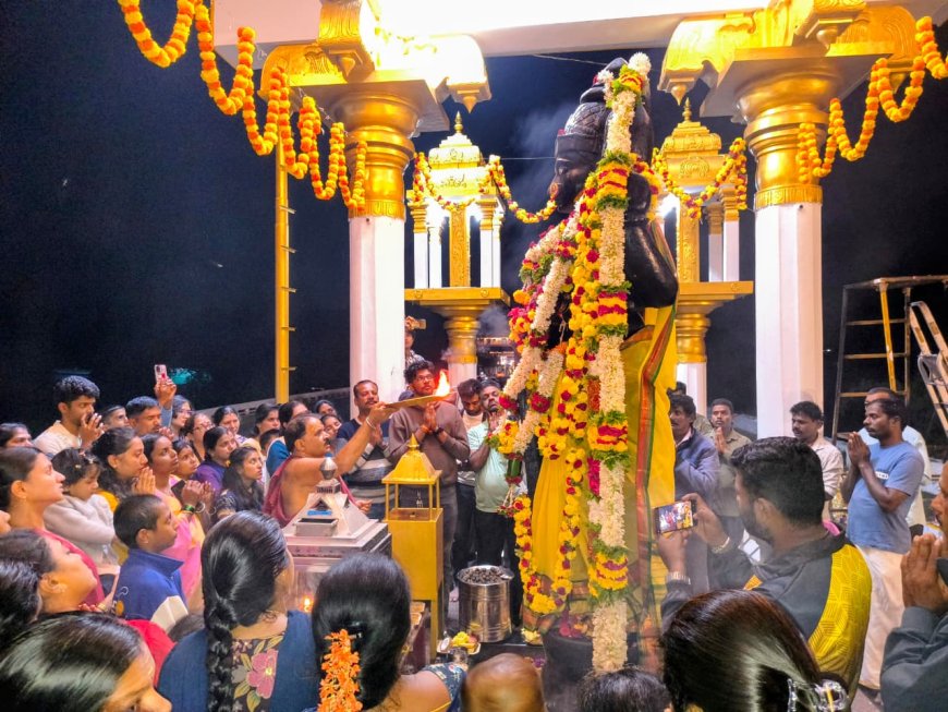 ಕುಶಾಲನಗರ : ಹುತ್ತರಿ ಹುಣ್ಣಿಮೆ ಅಂಗವಾಗಿ ಕಾವೇರಿ ಪ್ರತಿಮೆಗೆ ವಿಶೇಷ ಪೂಜೆ
