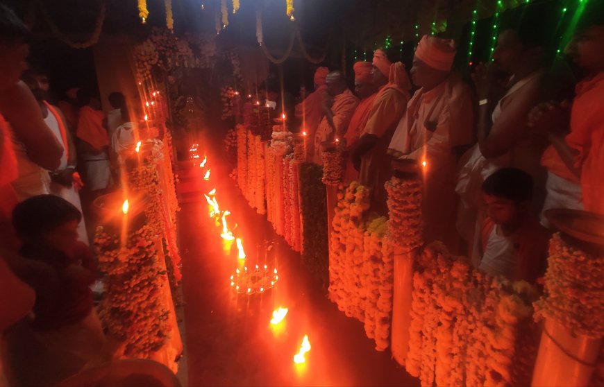 ತಪೊಕ್ಷೇತ್ರ ಮನೆಹಳ್ಳಿ ಮಠದಲ್ಲಿ ಸಂಭ್ರಮದ ಲಕ್ಷದೀಪೂತ್ಸವ