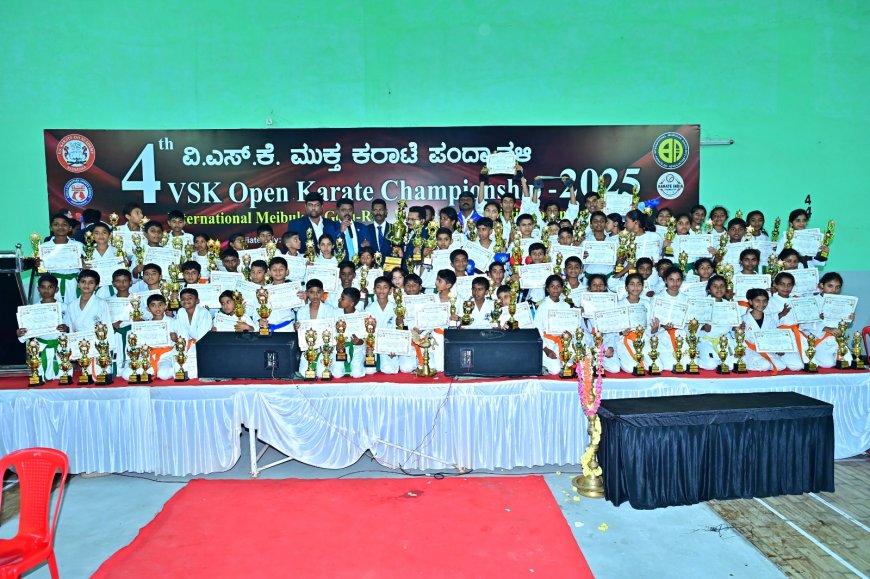 ಕೊಡಗಿನ ಗೋಜೋಕಾಯ್ ಕರಾಟೆ ತರಬೇತಿ ಶಾಲೆಗೆ ಕರಾಟೆಯಲ್ಲಿ  ಚಾಂಪಿಯನ್ ಪಟ್ಟ