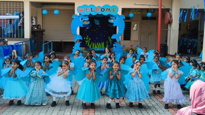 ಸಂತ ಅನ್ನಮ್ಮ ವಿದ್ಯಾಸಂಸ್ಥೆಯಲ್ಲಿ ನೀಲಿ ಬಣ್ಣದ ಆಚರಣೆ