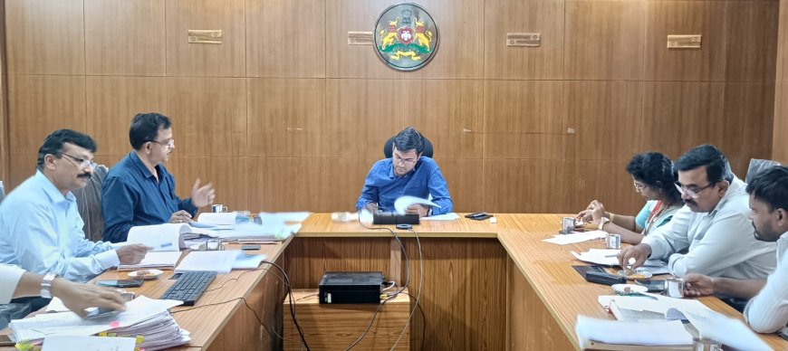 ಜಿಲ್ಲಾ ನೀರು ಮತ್ತು ನೈರ್ಮಲ್ಯ ಸಮಿತಿ ಸಭೆ ಜೆಜೆಎಂ ಕಾಮಗಾರಿ ಶೀಘ್ರ ಪೂರ್ಣಗೊಳಿಸಿ: ಆನಂದ್ ಪ್ರಕಾಶ್ ಮೀನಾ