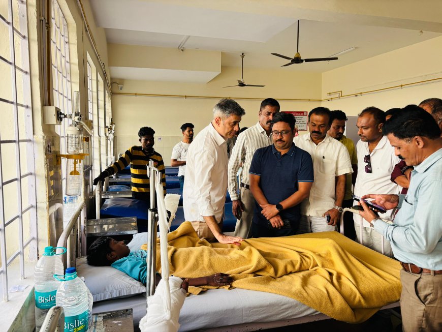 ಚಿಕಿತ್ಸೆ ಗೆ ಪ್ರಥಮ ಆದ್ಯತೆ ನೀಡಿ, ಬಿಲ್ ಬಗ್ಗೆ ನಂತರ ಗಮನ ಹರಿಸಿ: ಎ.ಎಸ್.ಪೊನ್ನಣ್ಣ ಖಡಕ್ ಸೂಚನೆ