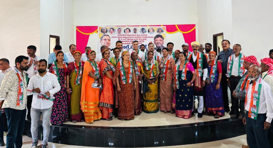 ವಿರಾಜಪೇಟೆ:ಶಾಸಕ ಎಎಸ್ ಪೊನ್ನಣ್ಣ ಸಮ್ಮುಖದಲ್ಲಿ,ಡಾ.ಸುಭಾಷ್ ನಾಣಯ್ಯ ನೇತೃತ್ವದ ತಂಡ ಬಿಜೆಪಿ ‌ತೊರೆದು ಕಾಂಗ್ರೆಸ್ ಸೇರ್ಪಡೆ