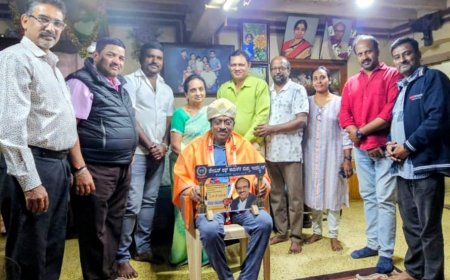 ಕುಶಾಲನಗರ  ಚೇಂಬರ್ ಆಫ್ ಕಾಮರ್ಸ್ ಮಾಜಿ ಅಧ್ಯಕ್ಷ ಎಸ್.ಕೆ.ಸತೀಶ್ ಅವರಿಗೆ ಸನ್ಮಾನ