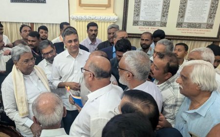 ಮುಖ್ಯಮಂತ್ರಿಗಳಿಗೆ ಮೈಸೂರು ಕಾಫಿ ಸಂಸ್ಕರಣ ಸಂಘದ ಪರವಾಗಿ ಮನವಿ ಸಲ್ಲಿಸಿದ ಶಾಸಕ   ಎ.ಎಸ್ ಪೊನ್ನಣ್ಣ