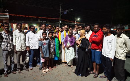 ಸುಂದರನಗರಕ್ಕೆ ಶಾಸಕ ಡಾ.ಮಂತರ್ ಗೌಡ ಭೇಟಿ: ಸ್ಮಶಾನ ಜಾಗದ ದಾಖಲೆ ಸರಿಪಡಿಸಲು ಅಧಿಕಾರಿಗಳಿಗೆ ಸೂಚನೆ