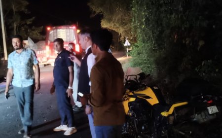 ಹಾತುರು ಬಳಿ ಲಾರಿ ಹಾಗೂ ಬೈಕ್ ನಡುವೆ ಡಿಕ್ಕಿ :ಗಂಭೀರ ಸ್ವರೂಪದ ಗಾಯ ಉಂಟಾದ ಬೈಕ್ ಸವಾರನನ್ನು ಆಸ್ಪತ್ರೆಗೆ ದಾಖಲಿಸಲು ಖುದ್ದು ವ್ಯವಸ್ಥೆ ಮಾಡಿದ ಶಾಸಕ ಎ.ಎಸ್ ಪೊನ್ನಣ್ಣ