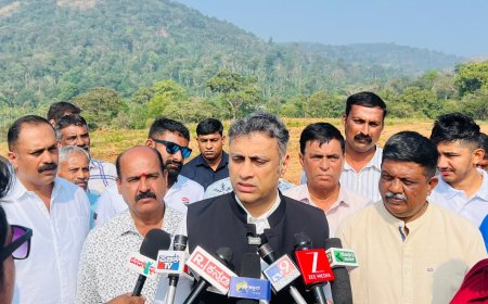 ವಿ.ಬಾಡಗ ಗ್ರಾಮದಲ್ಲಿ 11.5 ಎಕರೆಯಲ್ಲಿ ಕ್ರೀಡಾ ಸಂಕೀರ್ಣ ನಿರ್ಮಾಣ: ಶಾಸಕ ಎಎಸ್ ಪೊನ್ನಣ್ಣ