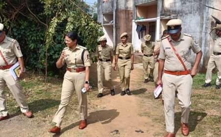 ಪೊನ್ನಂಪೇಟೆ ಪೊಲೀಸ್ ಠಾಣೆಗೆ ನೂತನ ಎಸ್.ಪಿ ಭೇಟಿ