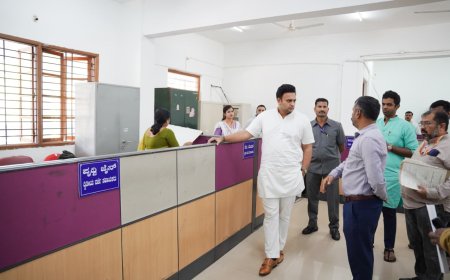 ಮೈಸೂರು ತಾಲೂಕು ಕಚೇರಿಗೆ ಯದುವೀರ್‌ ಒಡೆಯರ್ ದಿಢೀರ್‌ ಭೇಟಿ : ಜನರ ಕೆಲಸ ತ್ವರಿತವಾಗಿ ಮಾಡಿಕೊಡಲು ಅಧಿಕಾರಿಗಳಿಗೆ ಸೂಚನೆ