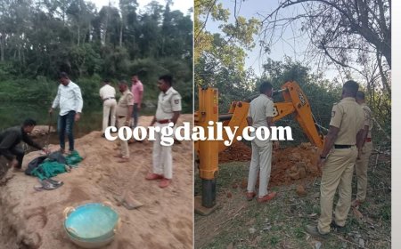 ನಾಪೋಕ್ಲು:ಅಕ್ರಮ ಮರಳು ಸಾಗಾಟ,ಟಿಪ್ಪರ್ ವಾಹನ ವಶಕ್ಕೆ:  ಮಾಲೀಕನಿಗೆ ಬಿತ್ತು ದಂಡ