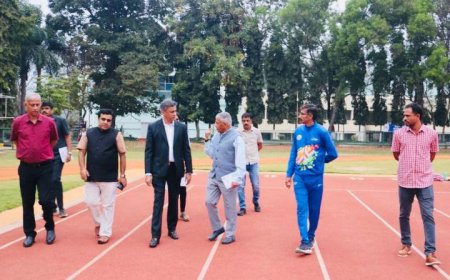 ಭಾರತೀಯ ಕ್ರೀಡಾ ಪ್ರಾಧಿಕಾರದ, ನೇತಾಜಿ ಸುಭಾಷ್ ದಕ್ಷಿಣ ಕೇಂದ್ರಕ್ಕೆ ಶಾಸಕ ಎಎಸ್  ಪೊನ್ನಣ್ಣ ಭೇಟಿ