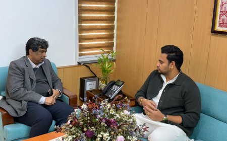 ಮೈಸೂರು-ಬೆಂಗಳೂರು ಮೇಲ್ಸೇತುವೆ ಕಾಮಗಾರಿ ತ್ವರಿತಗೊಳಿಸಲು ಸಂಸದರ ಮನವಿ;  ರಾಷ್ಟ್ರೀಯ ಹೆದ್ದಾರಿ ಪ್ರಾಧಿಕಾರ ಮುಖ್ಯ ಕಾರ್ಯದರ್ಶಿ ಭೇಟಿ ಮಾಡಿದ ಯದುವೀರ್‌ ಒಡೆಯರ್