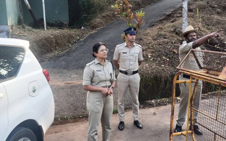 ಮಡಿಕೇರಿ:ಮಹಿಳಾ ಠಾಣೆಗೆ ಭೇಟಿ ನೀಡಿ‌ ಕಾರ್ಯಚಟುವಟಿಕೆಗಳ ಪರಿಶೀಲನೆ ನಡೆಸಿದ ಎಸ್.ಪಿ ಬಿಂದುಮಣಿ