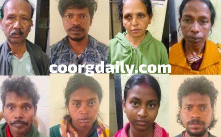 ಹೊಸ್ಕೇರಿ; ತೋಟದ ಲೈನ್ ಮನೆಯಲ್ಲಿ ದೊಣ್ಣೆಯಿಂದ ಹಲ್ಲೆ ಮಾಡಿ ವ್ಯಕ್ತಿಯನ್ನು ಕೊಲೆ ಮಾಡಿ ಮೃತ ದೇಹ ಸುಟ್ಟ ಪ್ರಕರಣ; ಎಂಟು ಮಂದಿ ಅರೆಸ್ಟ್