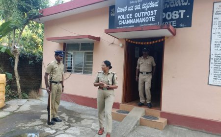 ಅಮ್ಮತ್ತಿ, ಪಾಲಿಬೆಟ್ಟ ಮತ್ತು ಚೆನ್ನಯ್ಯನ ಕೋಟೆ ಪೊಲೀಸ್ ಉಪ‌ ಠಾಣೆಗಳಿಗೆ ಭೇಟಿ ನೀಡಿದ ಎಸ್.ಪಿ ಬಿಂದುಮಣಿ