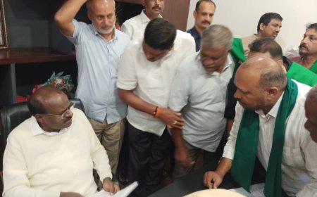 ಕೇಂದ್ರ ಸಚಿವ ಎಚ್.ಡಿ ಕುಮಾರಸ್ವಾಮಿ ಅವರನ್ನು ಭೇಟಿ ಮಾಡಿದ ಕೊಡಗು ರೈತ ಸಂಘ