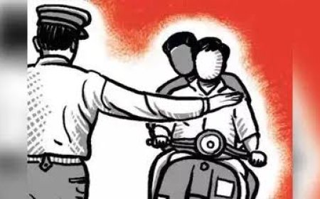 ವಿರಾಜಪೇಟೆ;ಟ್ರಾಫಿಕ್ ರೂಲ್ಸ್ ಬ್ರೇಕ್; ತಂದೆ ಹಾಗೂ ಅಪ್ರಾಪ್ತ ಮಗನ ವಿರುದ್ಧ ಪ್ರಕರಣ ದಾಖಲು