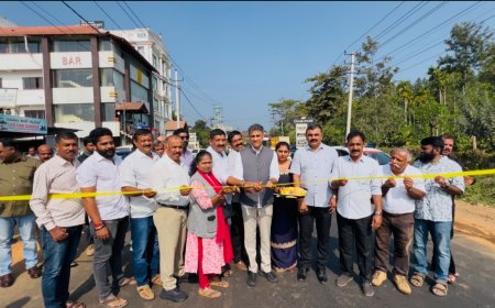 ಗೋಣಿಕೊಪ್ಪ-ಪಾಲಿಬೆಟ್ಟ ರಸ್ತೆ ಕಾಮಗಾರಿ ಪೂರ್ಣ; ರಸ್ತೆ ಉದ್ಘಾಟಿಸಿದ ಶಾಸಕ ಎಎಸ್ ಪೊನ್ನಣ್ಣ