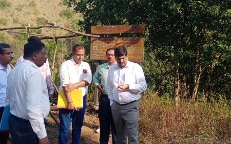 ಮಡಿಕೇರಿ;ಕುಂಡಾಮೇಸ್ತ್ರಿ ಮತ್ತು ಕೂಟುಹೊಳೆ ಜಲಾಶಯಕ್ಕೆ ಭೇಟಿ ನೀಡಿ ಪರಿಶೀಲನೆ ನಡೆಸಿದ ಜಿಲ್ಲಾಧಿಕಾರಿ ಎಸ್.ಜೆ.ಸೋಮಶೇಖರ್