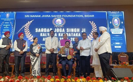 ಕೊಡಗು ವಿಶ್ವವಿದ್ಯಾಲಯದ ಕುಲಪತಿಗಳಾಗಿರುವ ಪ್ರೊ. ಅಶೋಕ ಸಂಗಪ್ಪ ಆಲೂರ ಅವರಿಗೆ ಸರ್ದಾರ್ ಜೋಗಾಸಿಂಗ್ ಕಲ್ಯಾಣ ಕರ್ನಾಟಕ ಪ್ರಶಸ್ತಿ-2026