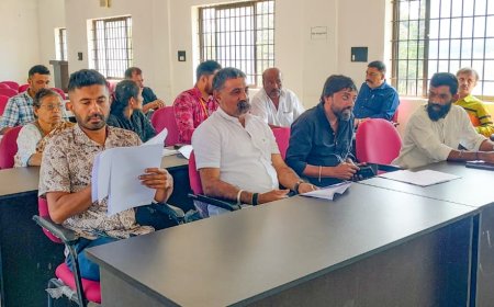 ಪೊನ್ನಂಪೇಟೆ ತಾಲ್ಲೂಕು ಗ್ಯಾರಂಟಿ ಯೋಜನೆಯ ಪ್ರಗತಿ ಪರಿಶೀಲನಾ ಸಭೆ