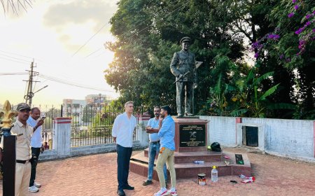 ಫೀಲ್ಡ್ ಮಾರ್ಷಲ್ ಕೆ.ಎಂ ಕಾರ್ಯಪ್ಪ ಅವರ ಸ್ಮಾರಕಕ್ಕೆ ಭೇಟಿ ನೀಡಿದ ಶಾಸಕ ಎಎಸ್ ಪೊನ್ನಣ್ಣ